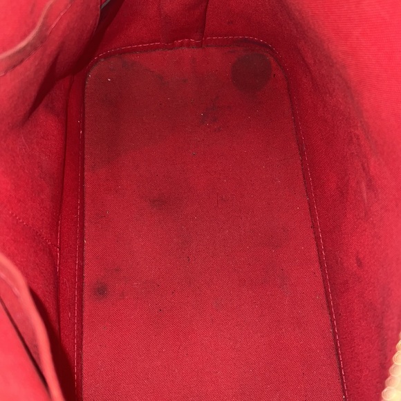 Louis Vuitton Alma Damier PM handbag monogram red interior - Picture 14 of 15